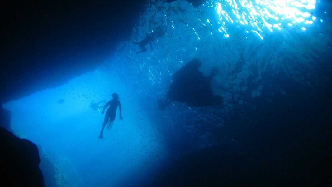 Cave snorkeling