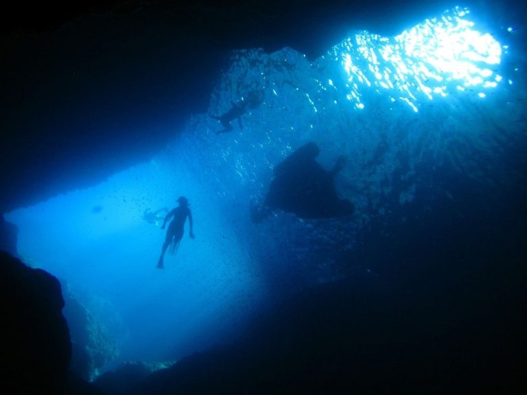 Cave snorkeling